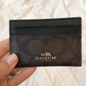 Coach credit card holder